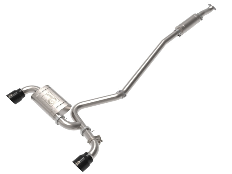 aFe 49-37033-B aFe 22-23 Hyundai Kona N L4 2.0L(t) Takeda 3in 304 SS Cat-Back Exhaust System w/ Black Tips