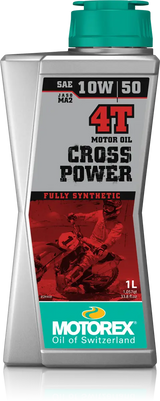 MOTOREX Cross Power 4t 10w50 1lt 10/Case