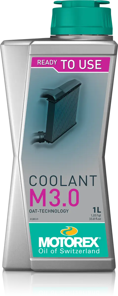 MOTOREX Coolant M3.0 Ready To Use 1lt 10/Case for Powersports