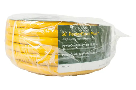 199119 Marinco Cordset 30A 125V 50' Yellow High-Quality Marine RV Power Cord, Enhanced Visibility, Reliable Performance