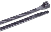 Black plastic cable tie from Ancor Cable Tie Standard 4 Uvb 1000P