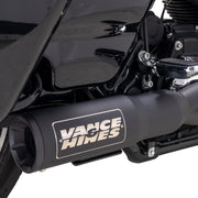 Vance and Hines 47321 Vance & Hines HD HD Touring 17-22 HO 2-1 Black Full System Exhaust - 47321