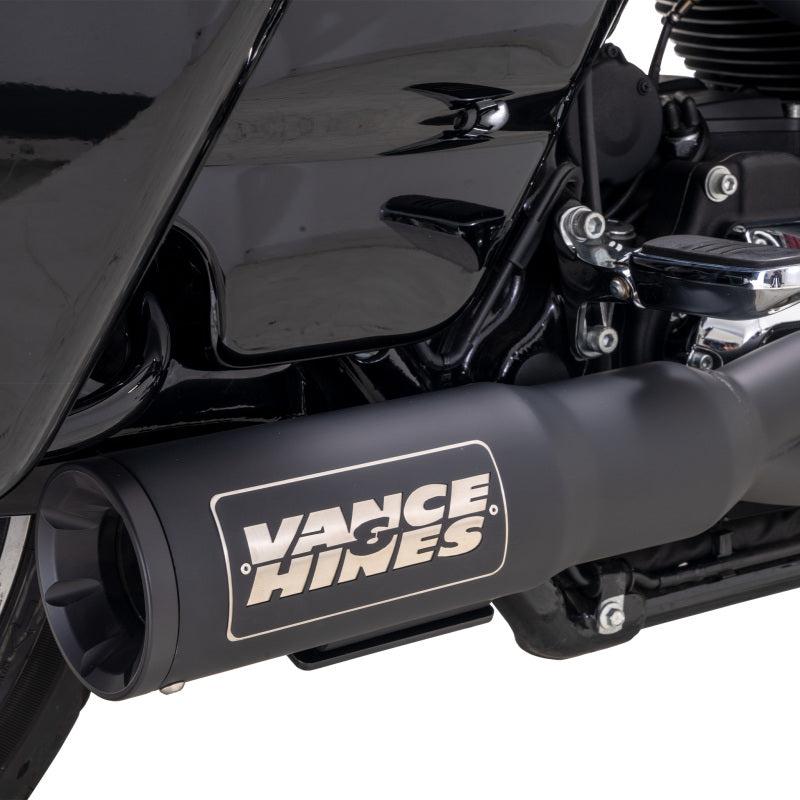Vance and Hines 47321 Vance & Hines HD HD Touring 17-22 HO 2-1 Black Full System Exhaust - 47321