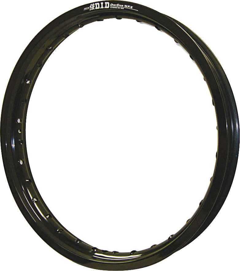 19X185STB01K Dirt Star St X Rim Black 1.85 19