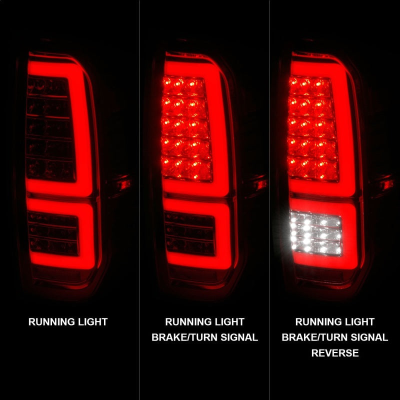 ANZO 311438 ANZO 2014-2021 Toyota Tundra LED Taillights Chrome Housing/Clear Lens