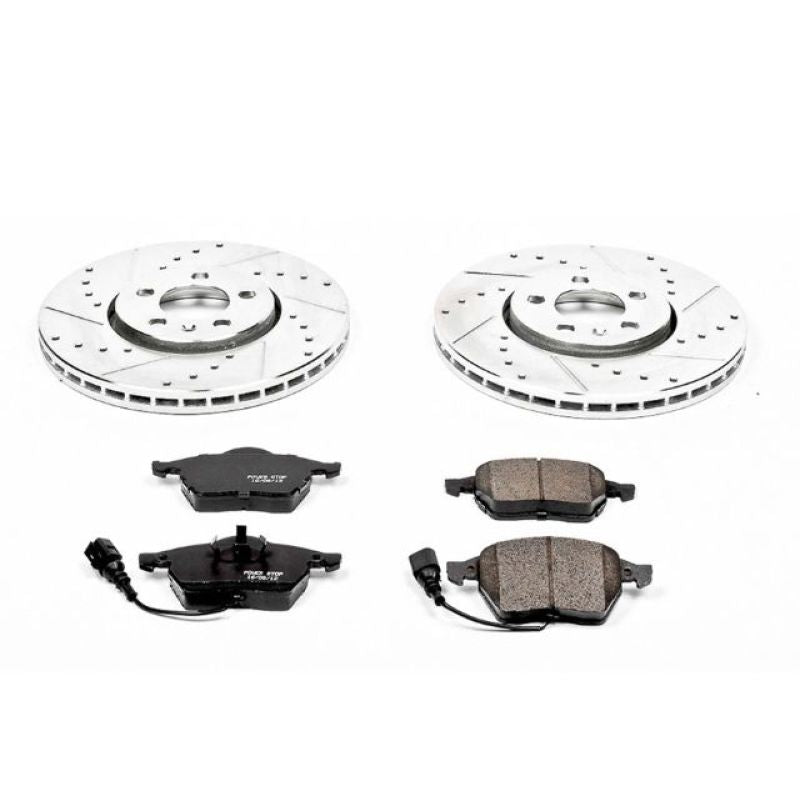 PowerStop K898 Power Stop 99-10 Volkswagen Beetle Front Z23 Evolution Sport Brake Kit - K898