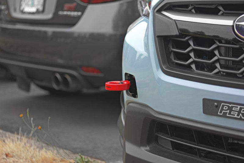 Perrin Performance PSP-BDY-237RD PSP-BDY-237RD Perrin Tow Hook Kit - Front 13-18 Subaru Forester - Red