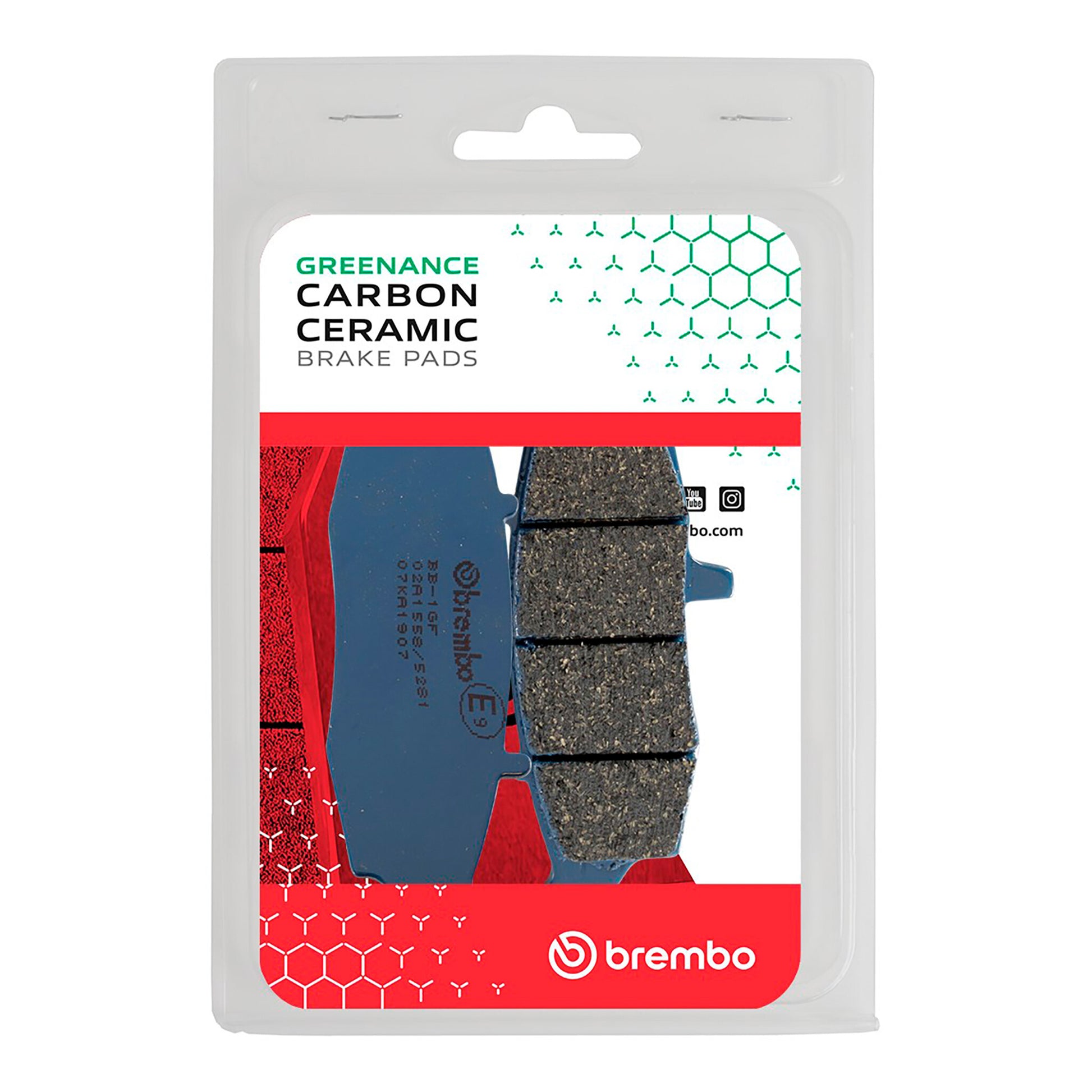 Brembo OEM Organic Brake Pads 07KA1907 - Prime