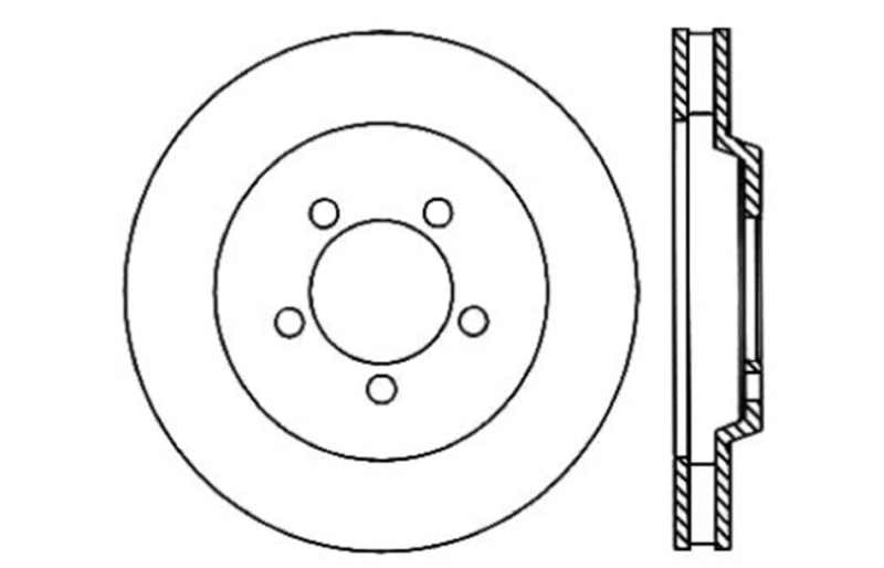 128.61086R Stop Tech Fs Mustang V8 06-10