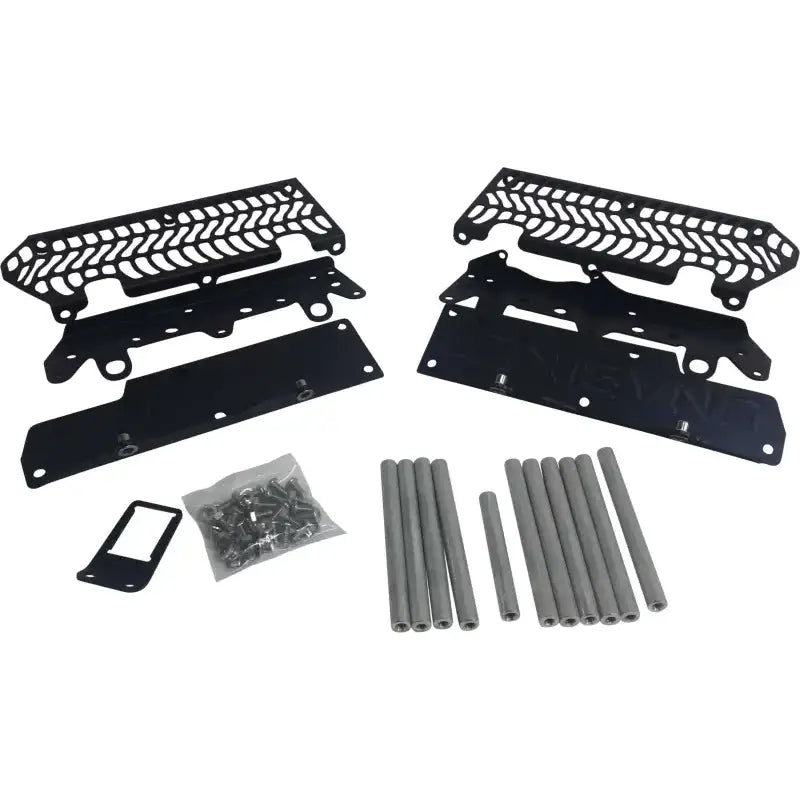 19KTMXCF Radiator Guards Ktm Black