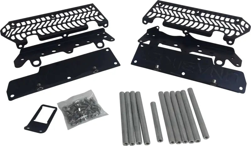 19KTMXCF Radiator Guards Ktm Black
