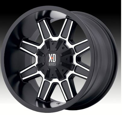 XD82321235544N Black 20x12 Wheel Pros XD823, 5x127