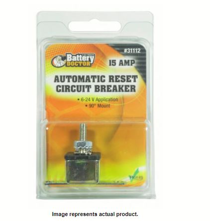 31112 WirthCo Circuit Breaker 15 Amp 