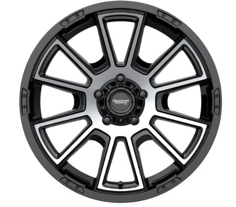 Wheel Pros 33 20X9 5X5.0 G-Blk Mach 0Mm