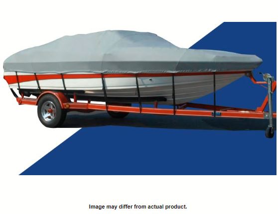 77118P-10 Carver Boat Cover V-18 I/O Pg Gray