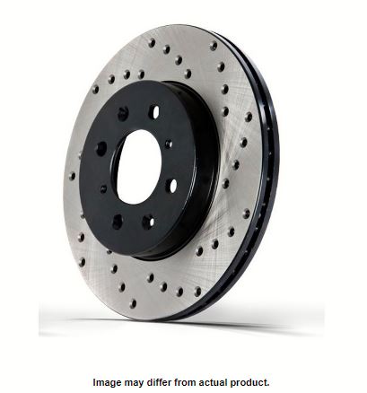 Stop Tech Brake Rotor: 128.63061R Stop Tech Cross Drilled Magnum Righ