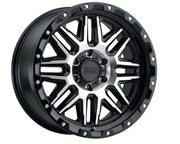 2090ALA-85127B71 Wheel Pros Black Alamo 20x9 5x127 -18 71 Gloss Black Machined