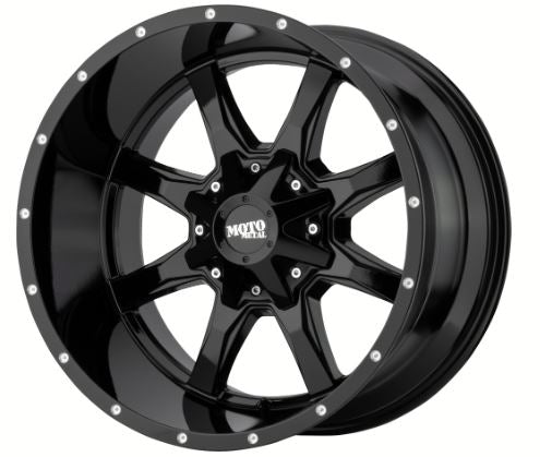 MO970210353A18N 20-Inch Wheel Pros Mo970 Black Milled Lip