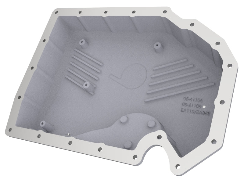 aFe 46-71240A aFe 05-19 VW 1.8L/2.0L w/o Oil Sensor Engine Oil Pan Raw POWER Street Series w/ Machined Fins