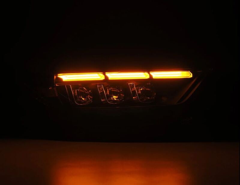 AlphaRex 880262 AlphaRex 15-17 Ford Mustang NOVA LED Proj Headlights Black w/Activ Light/Seq Signal/Switch DRL - 880262