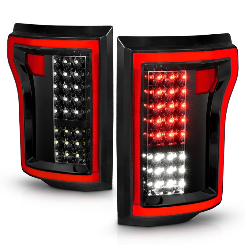 ANZO 311261 ANZO 2015-2016 Ford F-150 LED Taillights Black
