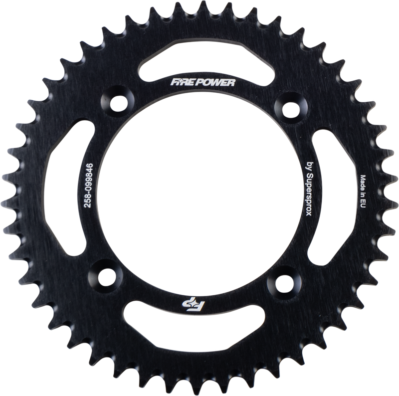 FPA-998-46-BLK Fire Power Rear Sprocket Aluminum 46T Blk