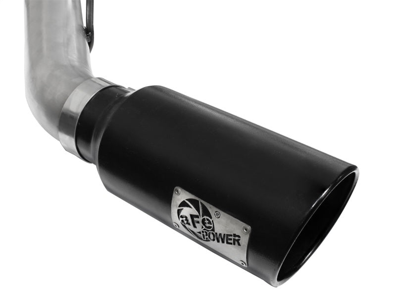 aFe 49-03065-B aFe Atlas Exhaust 4in DPF-Back Al Steel 11-14 Ford Diesel Trucks V8-6.7L (td)