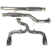 Injen SES9004 Injen 16-18 Ford Focus RS 3in Cat-Back Stainless Steel Exhaust w/ 4in Black Chrome Tips