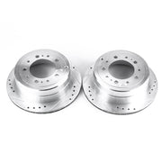 PowerStop JBR736XPR Power Stop 98-07 Lexus LX470 Rear Evolution Drilled & Slotted Rotors - Pair