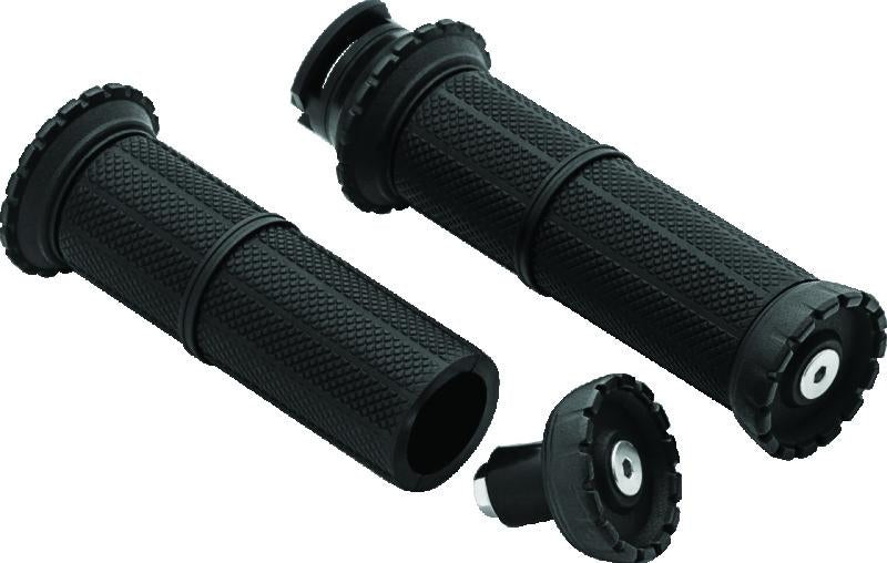 Kuryakyn 3589 Kuryakyn Riot Grips Scout Satin Black - 3589