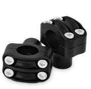 Burly Brand Reaper Riser Clamp For 1" Bar B12-8011TB - Black 1-1 Set Texture