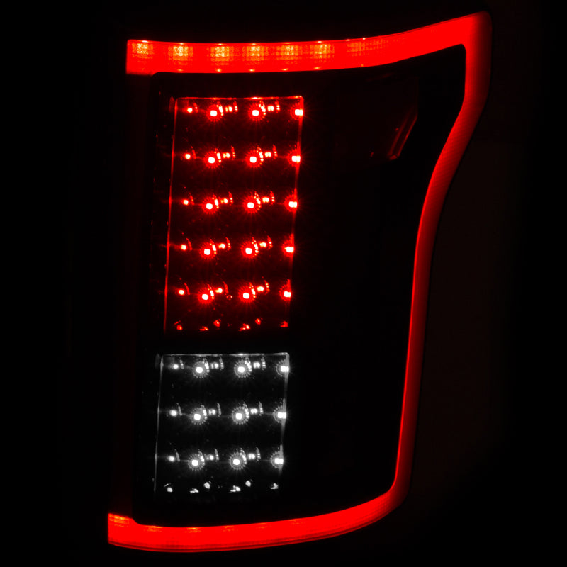 ANZO 311261 ANZO 2015-2016 Ford F-150 LED Taillights Black