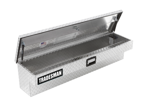 Tradesman Aluminum Side Bin Truck Tool Box (48in.) - Brite - 9748