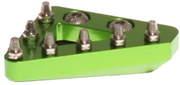 RFX Rear Brake Tip CNC Replacement Foot Controls FXRB 90101 99GN - Green Solid