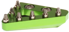 RFX Rear Brake Tip CNC Replacement Foot Controls FXRB 90101 99GN - Green Solid