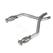 BBK 1461 BBK 11-14 Mustang 3.7 V6 Short Mid X Pipe With Catalytic Converters 2-1/2 For BBK Long Tube Headers - 1461