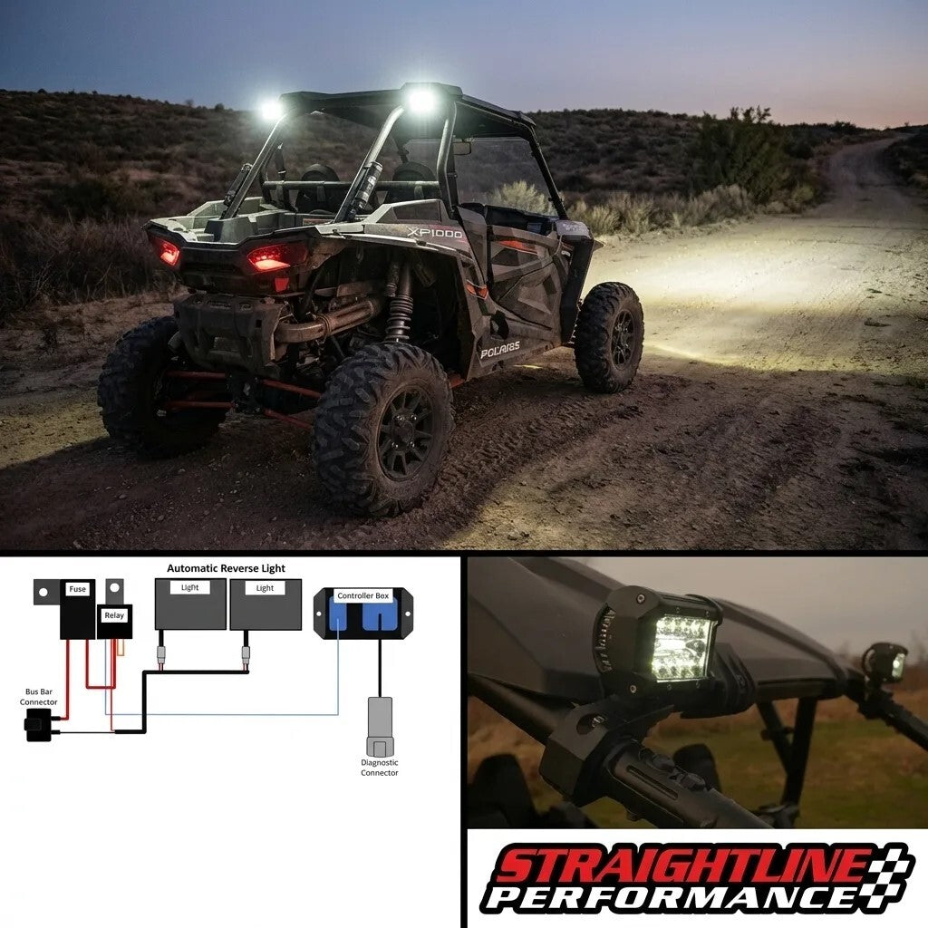 Straightline Reverse Light Kits Premium with Lights Electrical 287-116 - Smart Wire Kit Dual