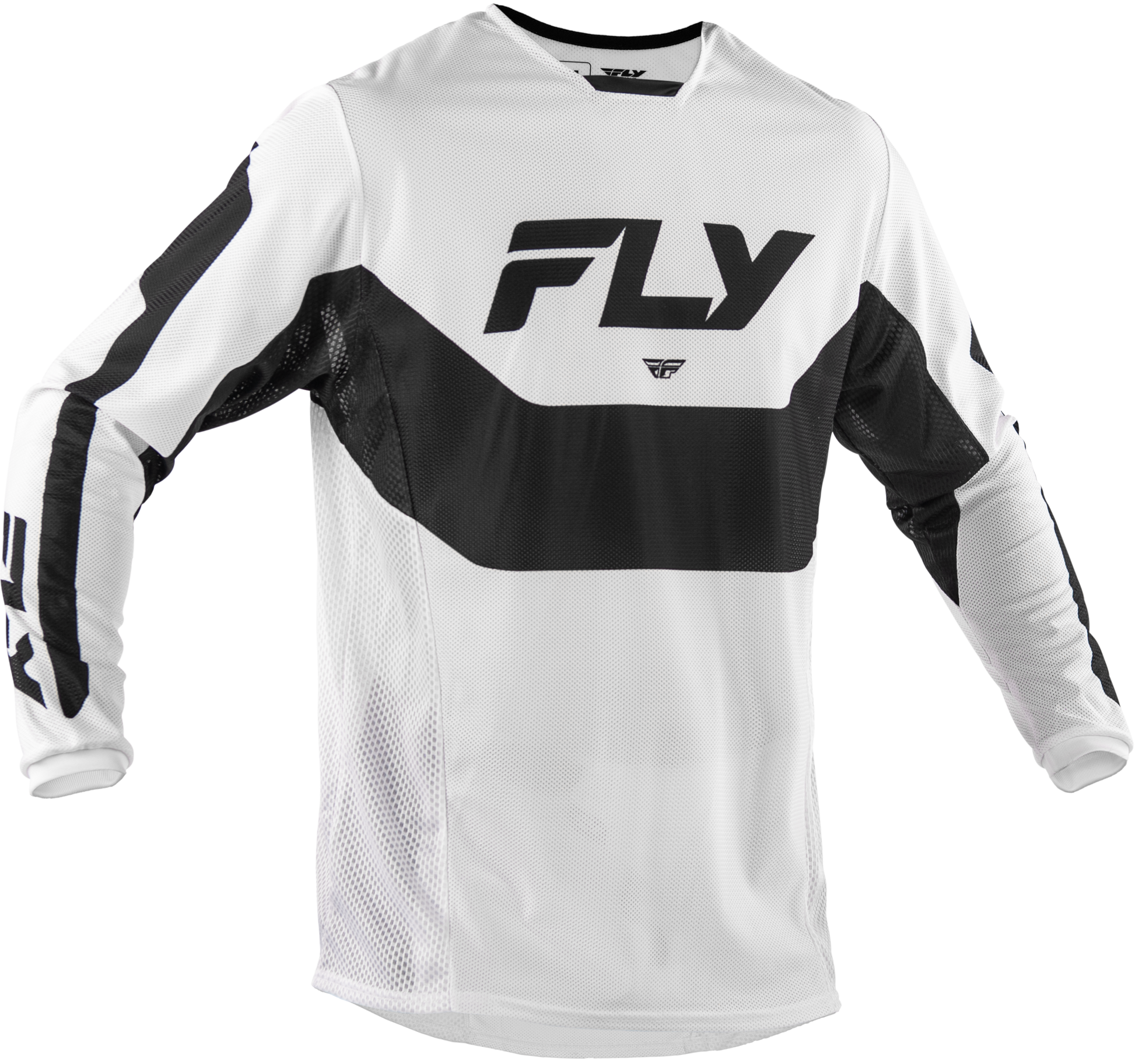 Kinetic Mesh Jersey White/Black Lg