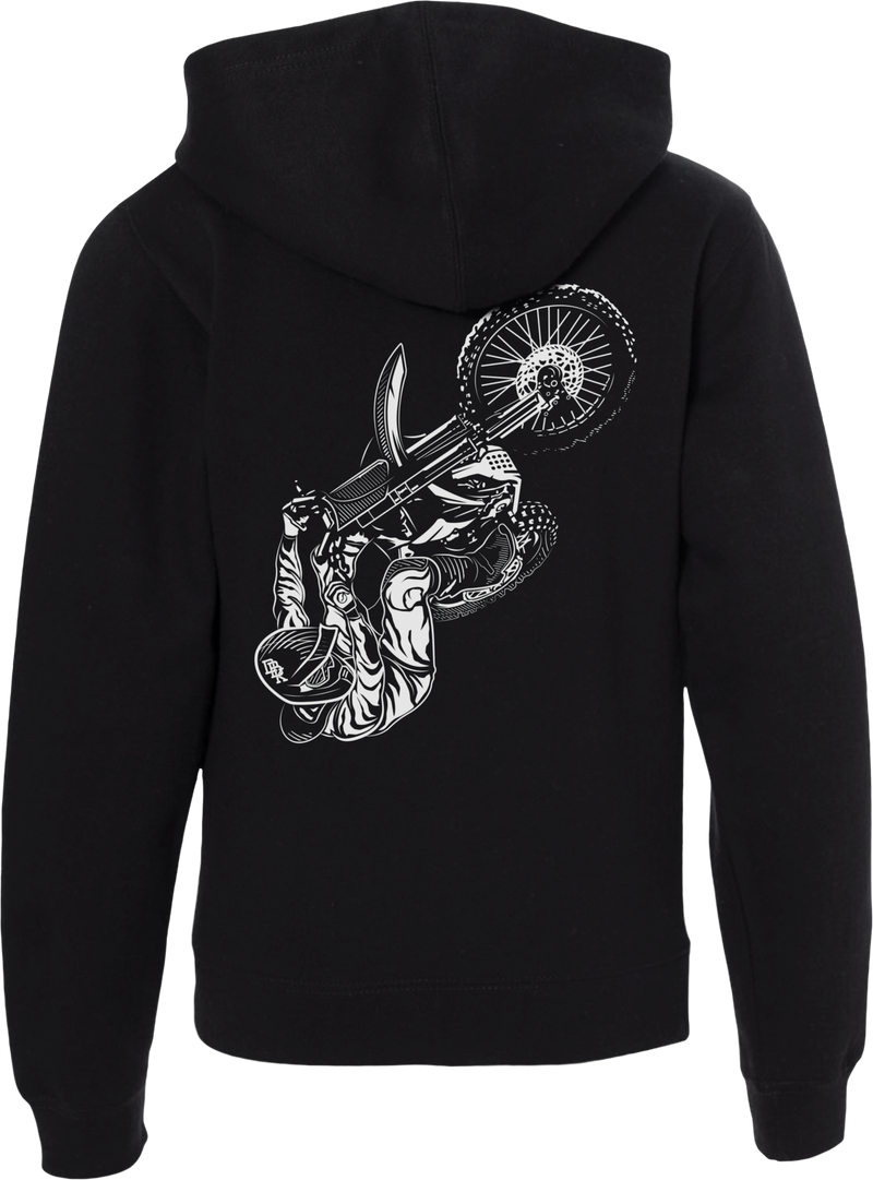 Youth Fly Dbk Wheelie Hoodie Black Ym