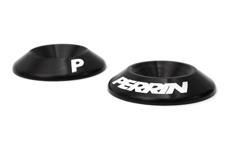 Perrin Performance PSP-ENG-166BK Perrin 15-16 Subaru WRX Engine Cover Lock Down - Black Washers