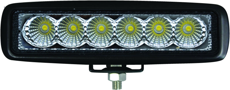 Hella 357203001 Hella Value Fit Mini 6in LED Light Bar - Flood Beam Pedestal - 357203001