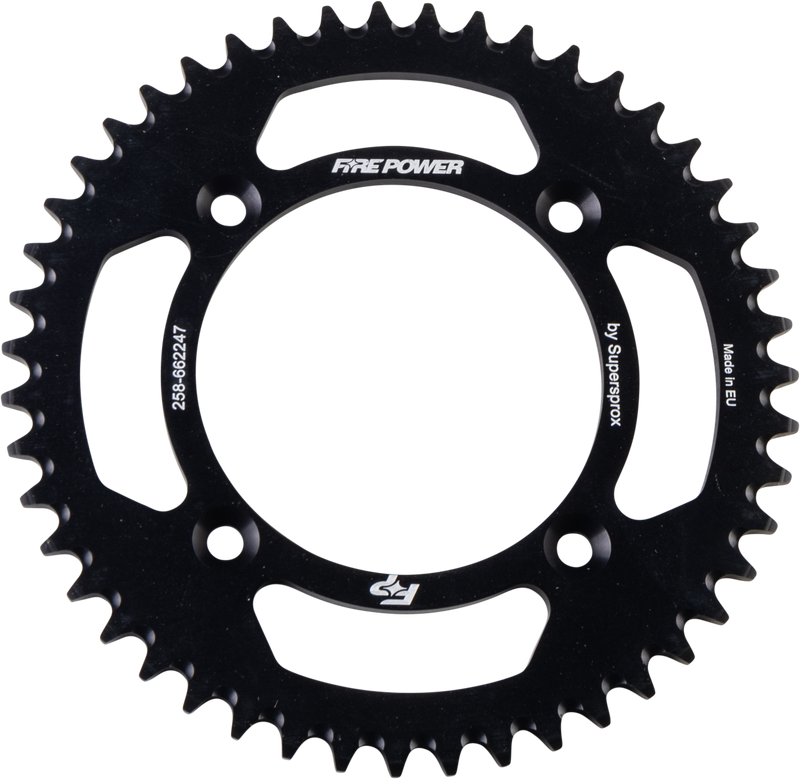 FPA-6622-47-BLK Fire Power Rear Sprocket Aluminum 47T Blk