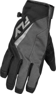 Title Long Gloves Grey/Black Sm
