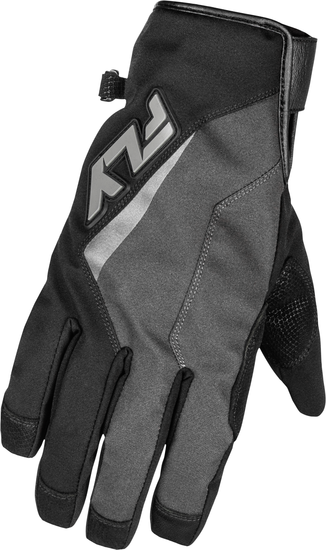 Title Long Gloves Grey/Black Xl