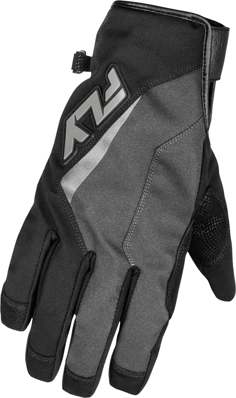 Title Long Gloves Grey/Black Lg