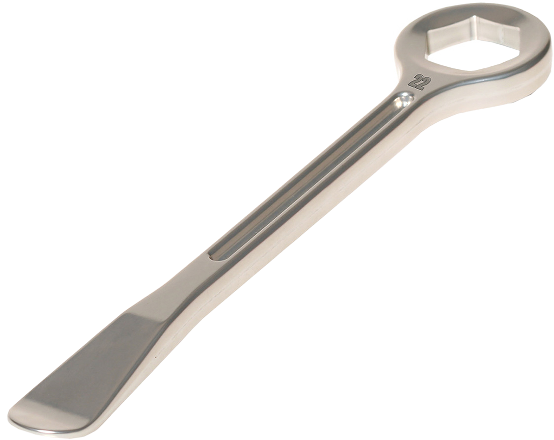 RFX Spoon and Spanner End Tire Lever Tools FXWT 10217 55SV - Aluminum 17MM