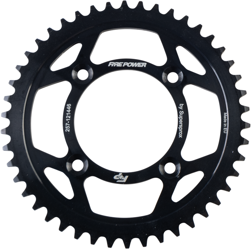 FPS-1214-46-BLK Fire Power Rear Sprocket Steel 46T Blk