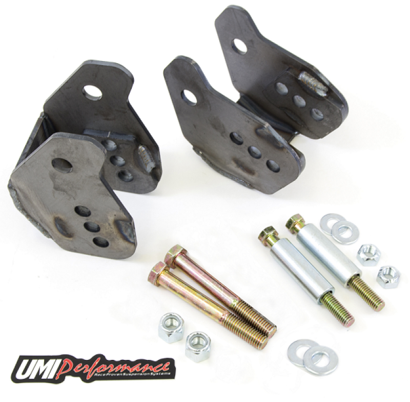 UMI Performance 4010 UMI Performance 64-72 GM A-Body Rear Lower Control Arm Relocation Brackets- Weld In - 4010