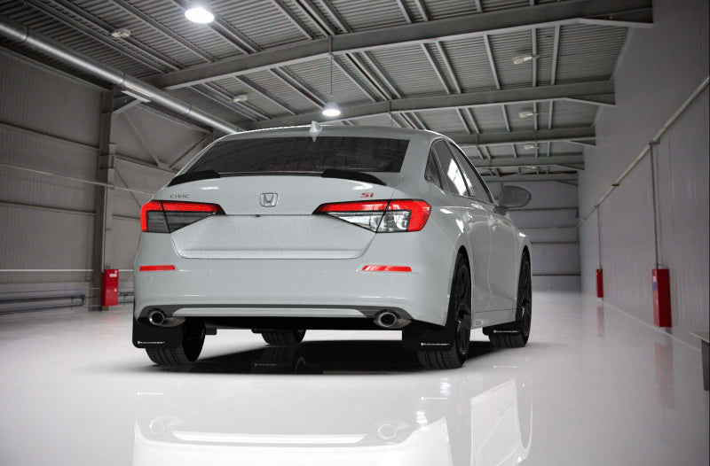Rally Armor MF90-UR-BLK/RD MF90-UR-BLK/RD Rally Armor 2022 Honda Civic (Incl. Si/Sport/Touring) UR Black Mud Flap w/ Red Logo