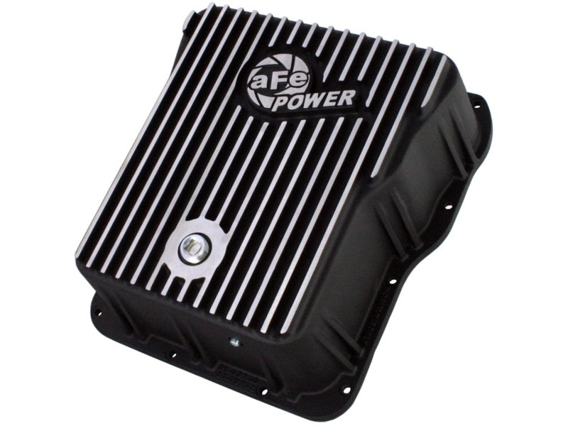 aFe 46-70072 aFe Power Cover Trans Pan Machined Trans Pan GM Diesel Trucks 01-12 V8-6.6L Machined